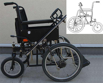 abiem rankom valdomi svirtiniai neįgaliųjų vežimėliai S